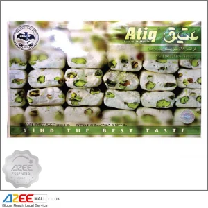 Gaz Nougat Candy 450g | 18% Pistachio | Chewy Middle Eastern Treat