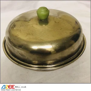 Silver-Plated Lidded Muffin Dish/Warming Dish Retro English Tableware